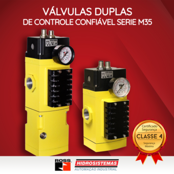 válvula de segurança, válvula de controle, Ross